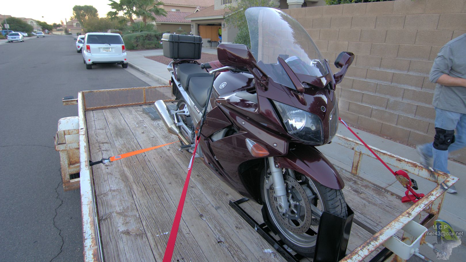 How To Tie A Yamaha Super Tenere To A Trailer How To Tie A Yamaha Super Tenere To A Trailer